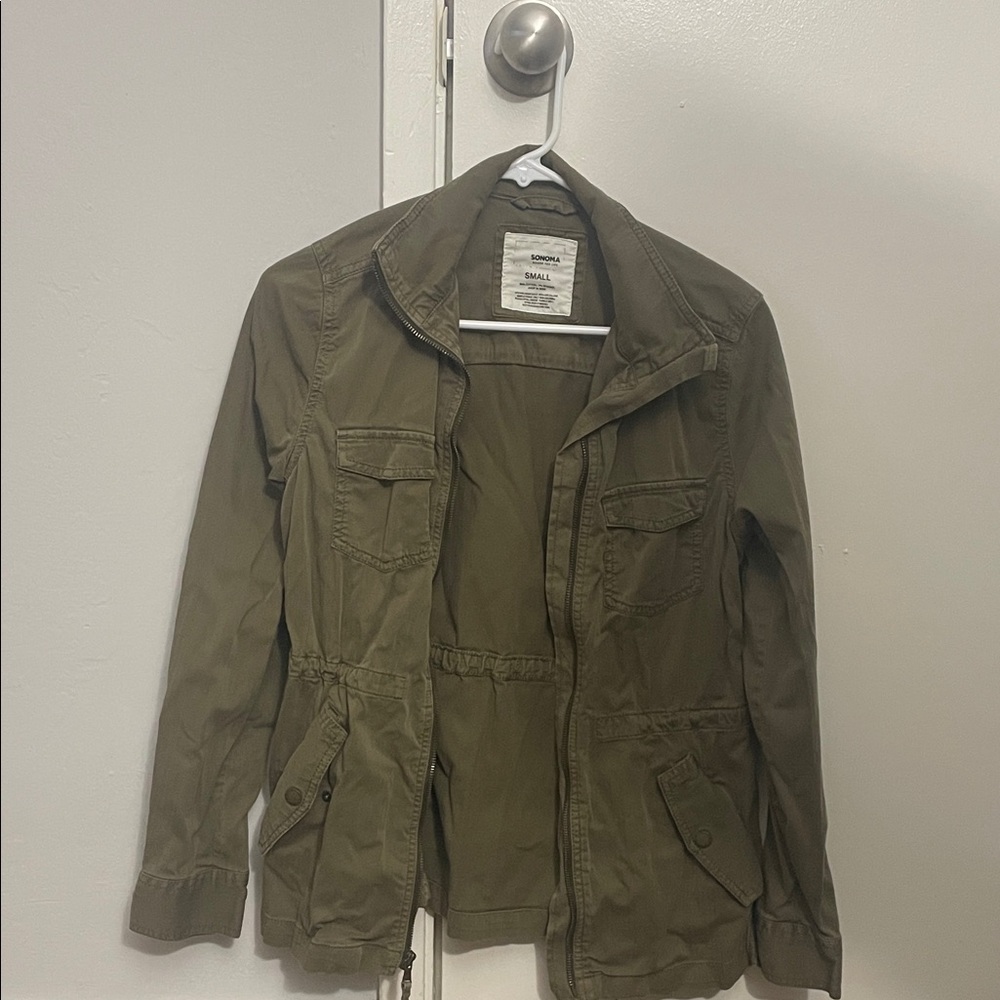 Women's Olive Utility Jacket